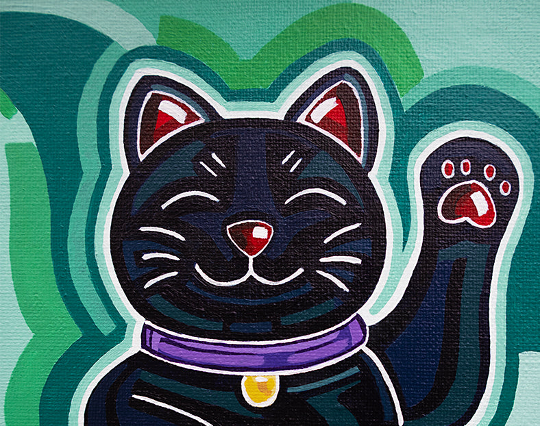 Lucky Black Cat