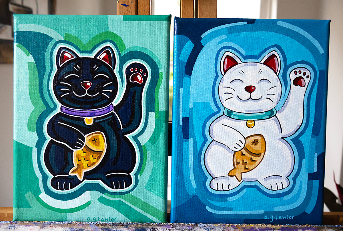 Lucky Black Cat