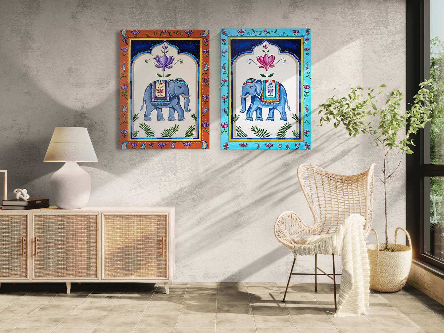 'Celestial Elephant II' Print