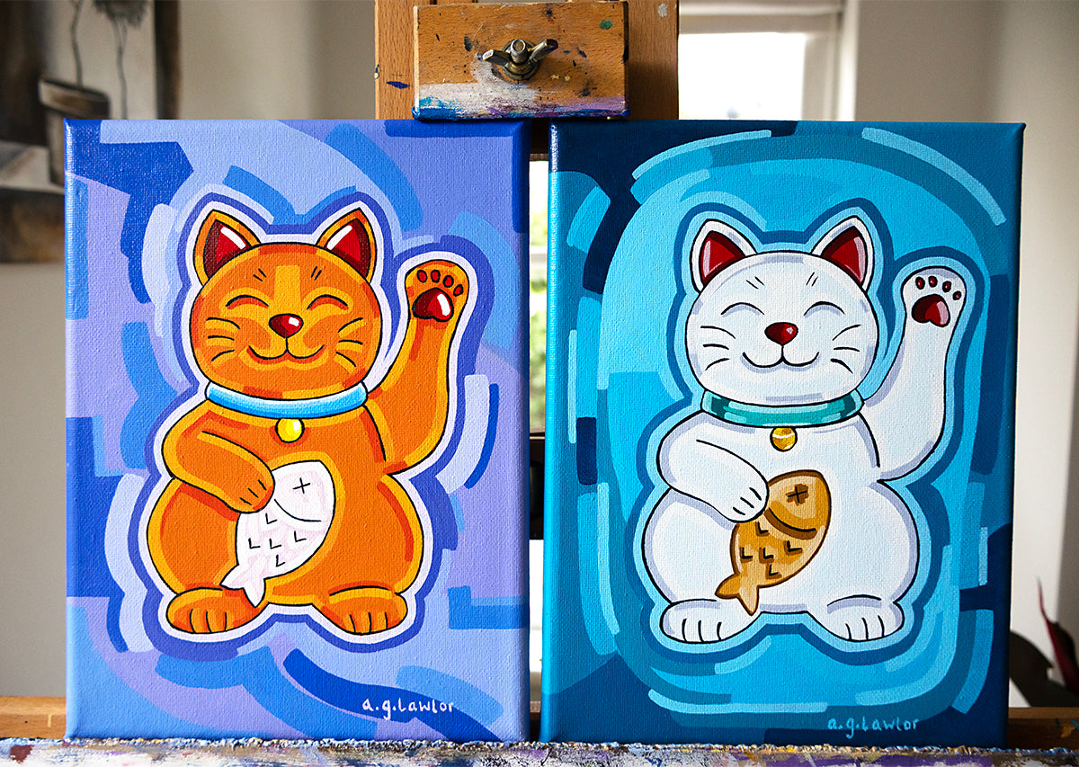 Lucky Ginger Cat