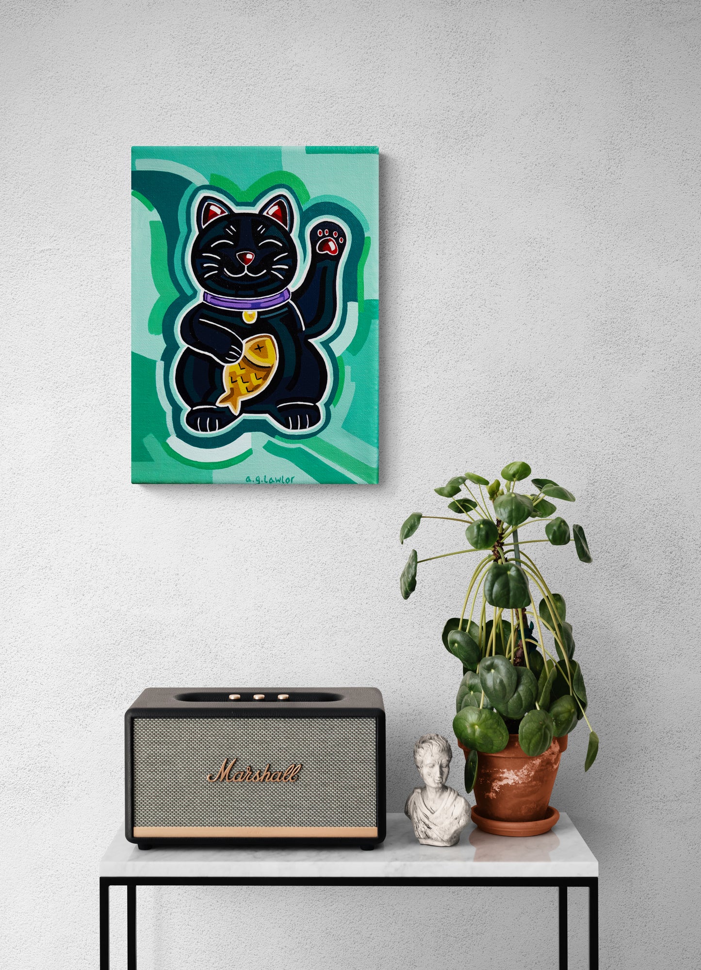 Lucky Black Cat