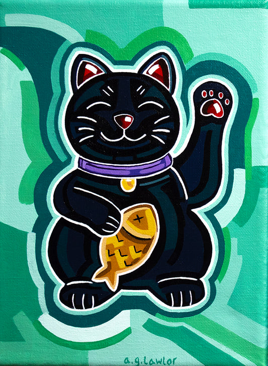 Lucky Black Cat