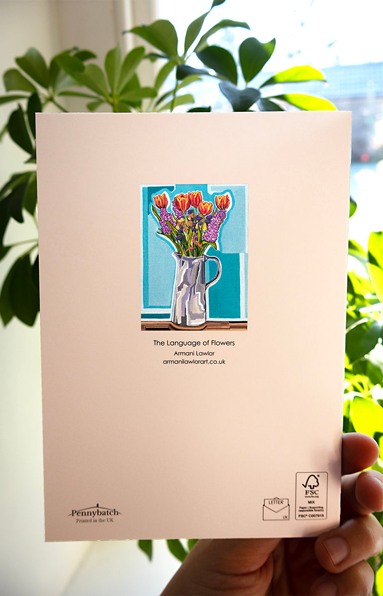 Language of Flowers Greeting Card