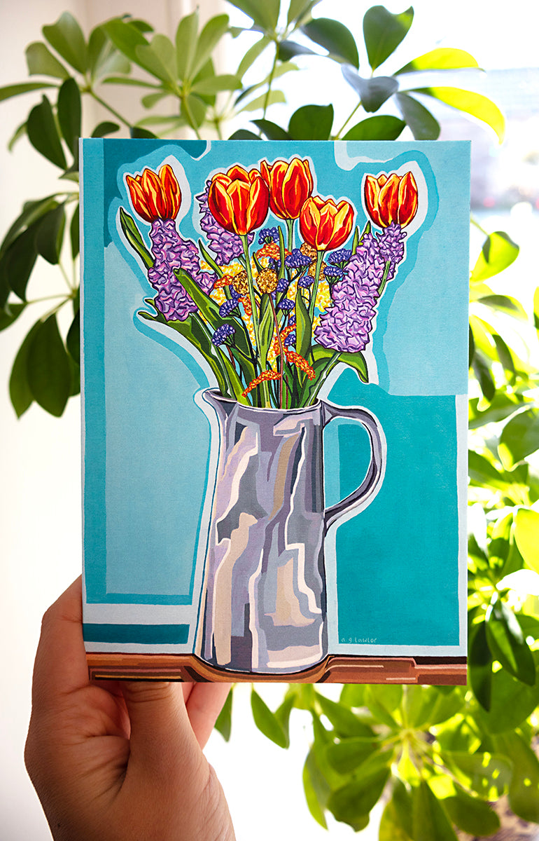 Language of Flowers Greeting Card