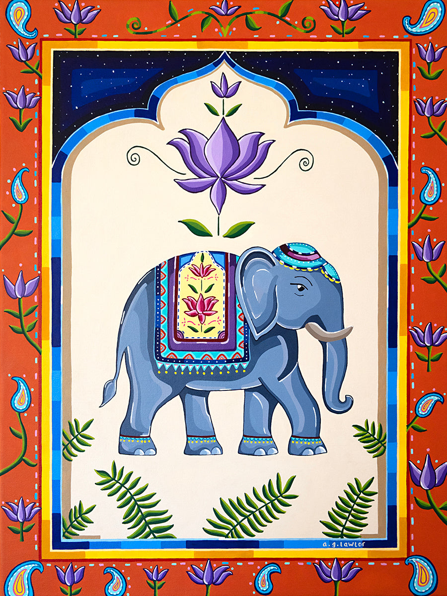 'Celestial Elephant II' Print