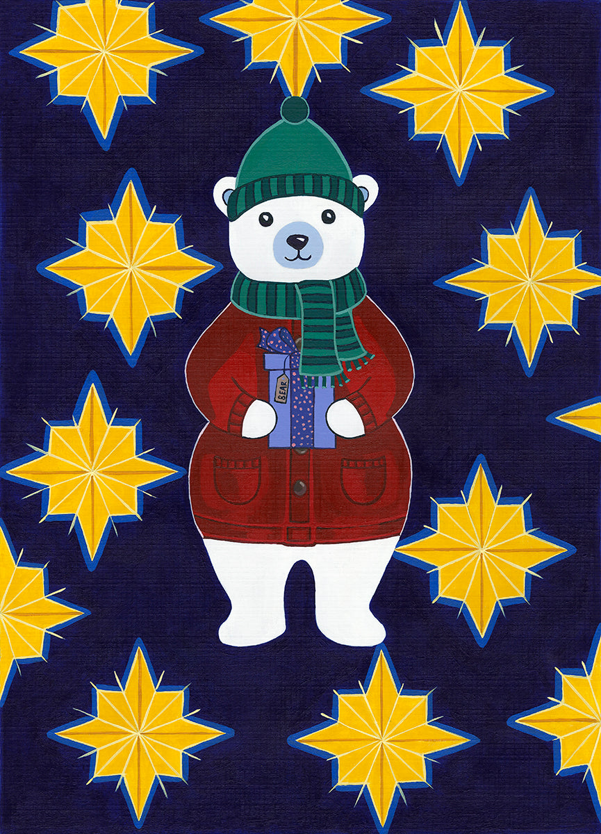 Polar Bear Christmas Card