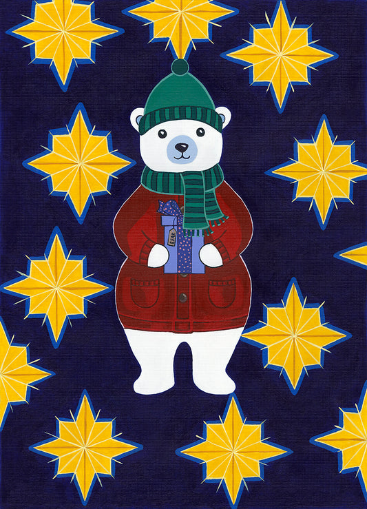 Polar Bear Christmas Card