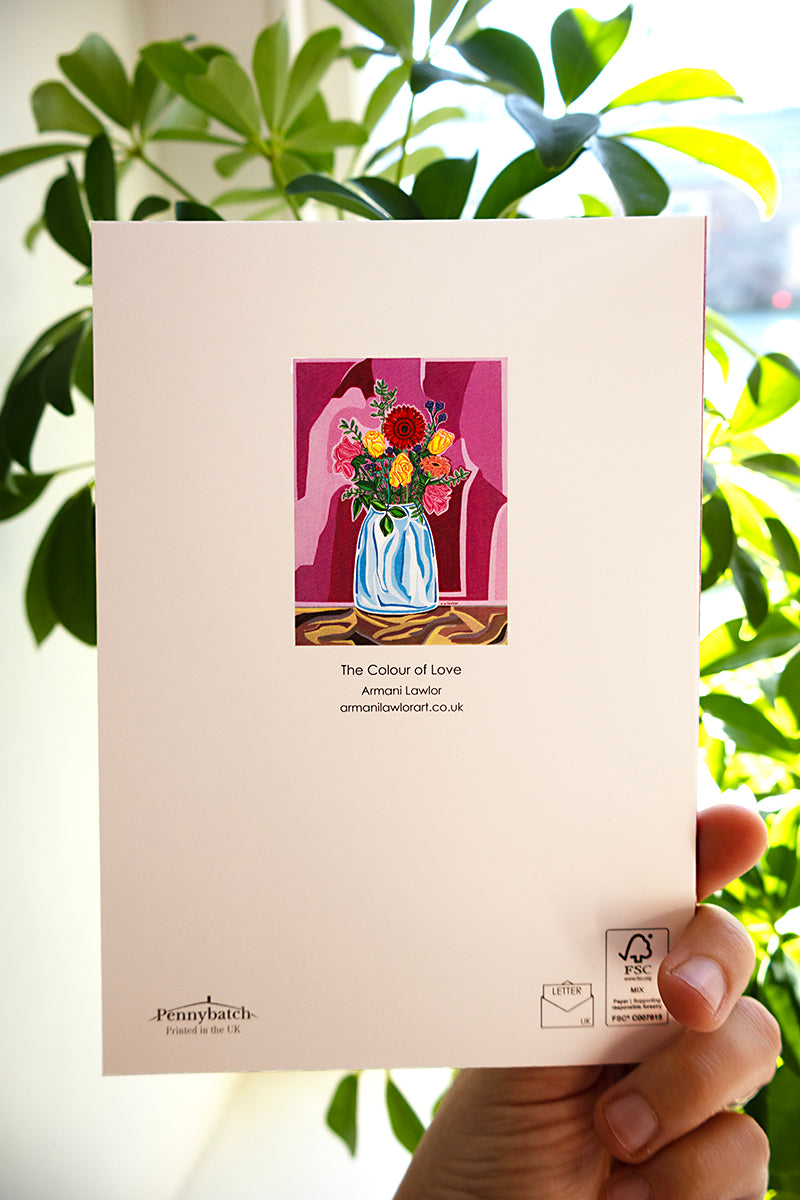 The Colour of Love Greeting Card