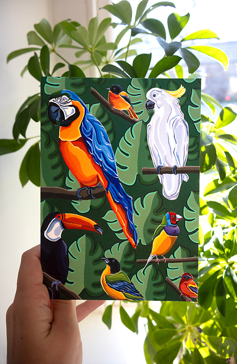 Un Paraíso Tropical Greeting Card