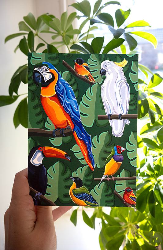 Un Paraíso Tropical Greeting Card