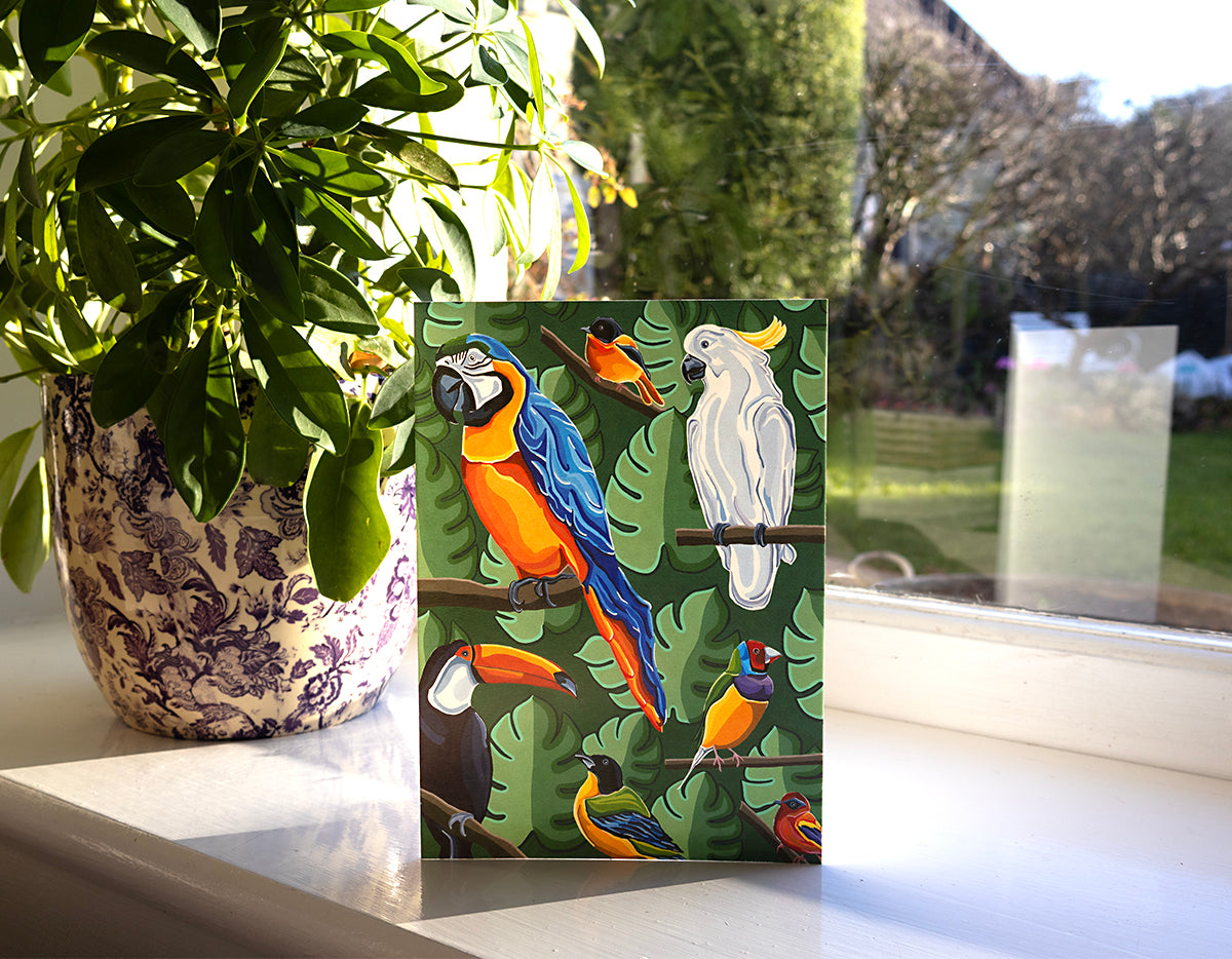 Un Paraíso Tropical Greeting Card