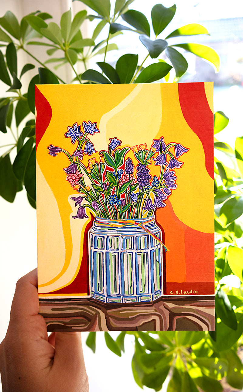 Flower Power Greeting Card